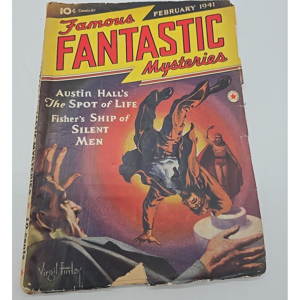 1941  vintage FAMOUS FANTASTIC MYSTERIES pulp magazine‎
